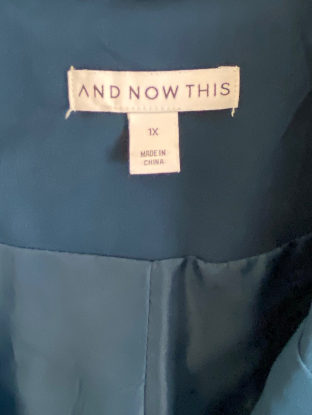 "And Now This" Women's Blazer Size: 1X - Picture 3 of 8